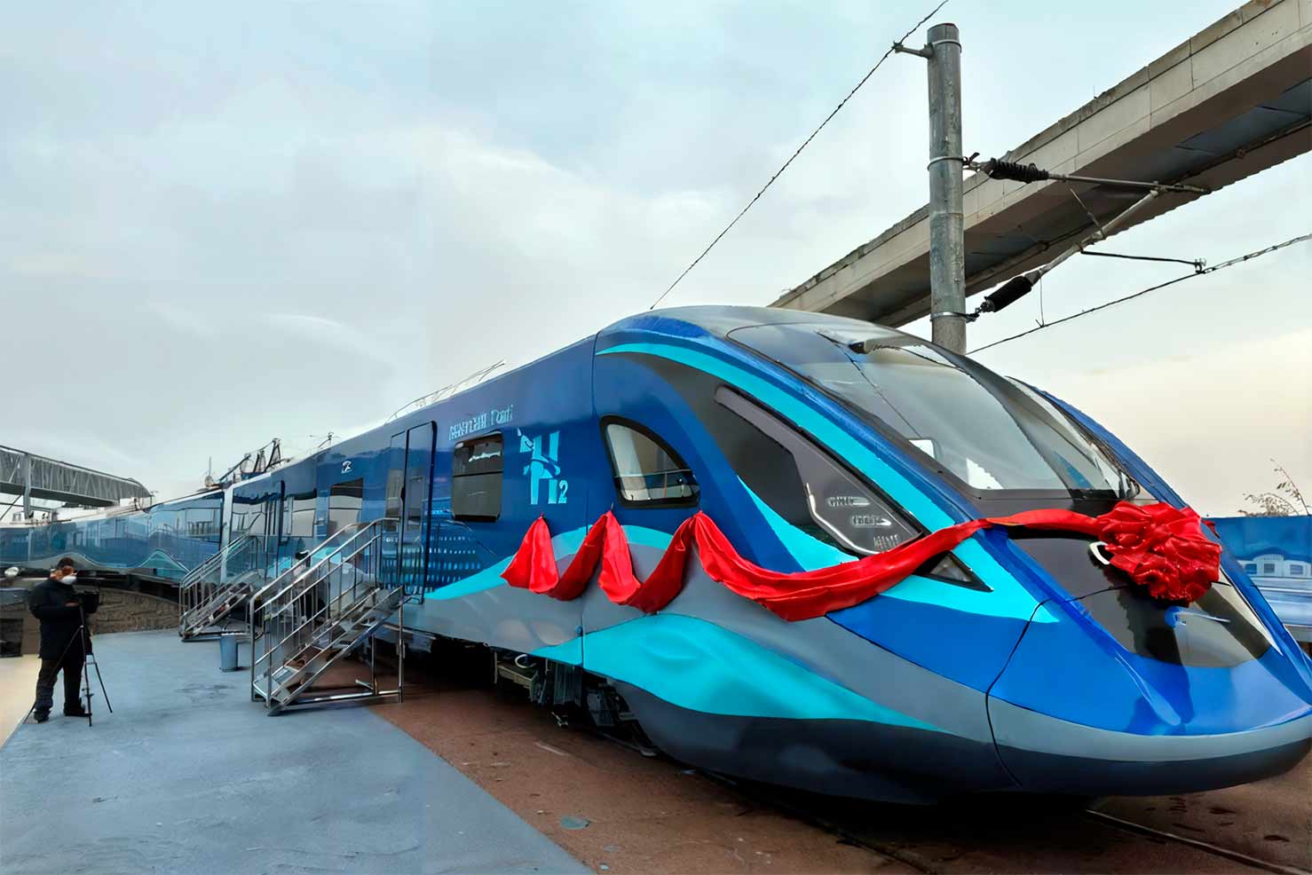 Первый в Индии водородный поезд