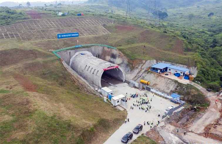 Джакарта-Бандунг строительство тоннеля