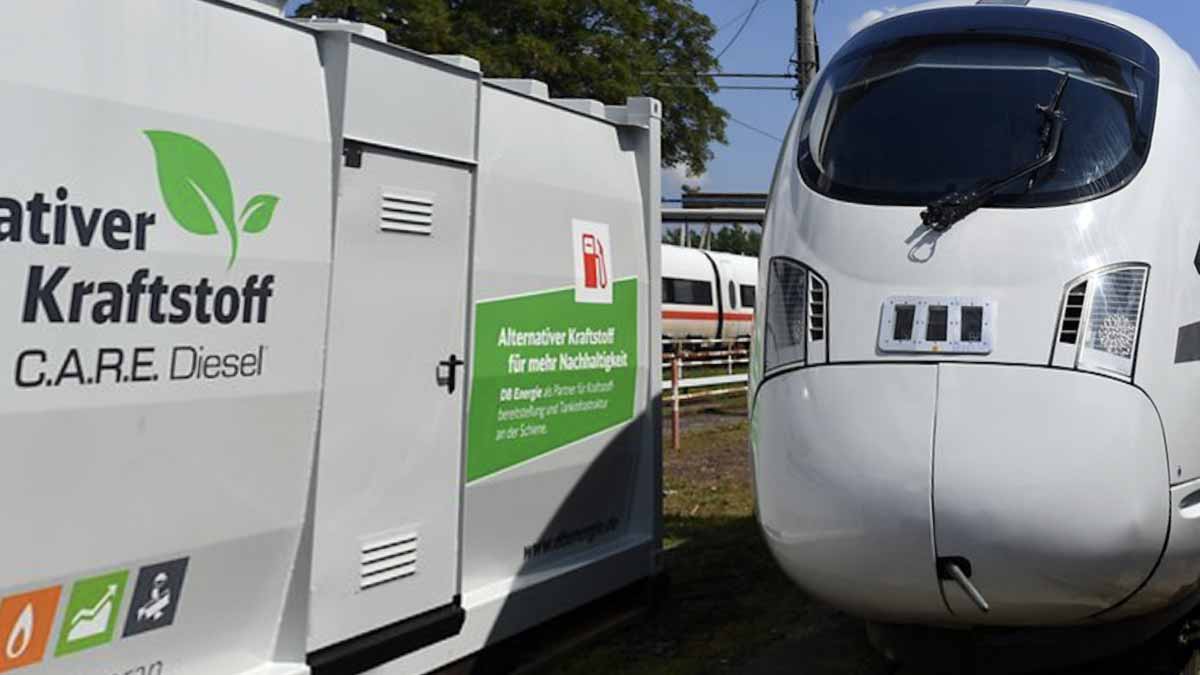Немецкий железнодорожный гигант тестирует экодизель